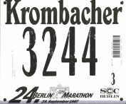 Meine Startnummer