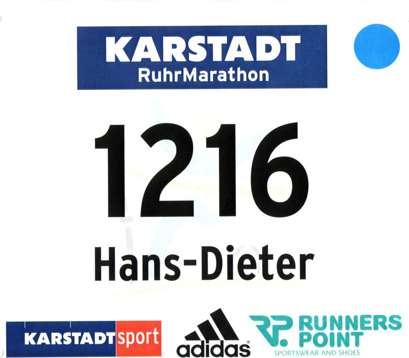 Meine Startnummer
